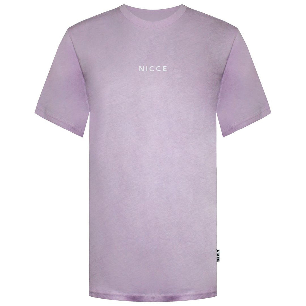 Nicce Cotton Mens Lilac T-Shirt