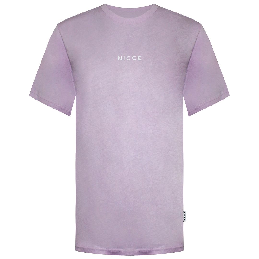 Nicce Cotton Mens Lilac T-Shirt