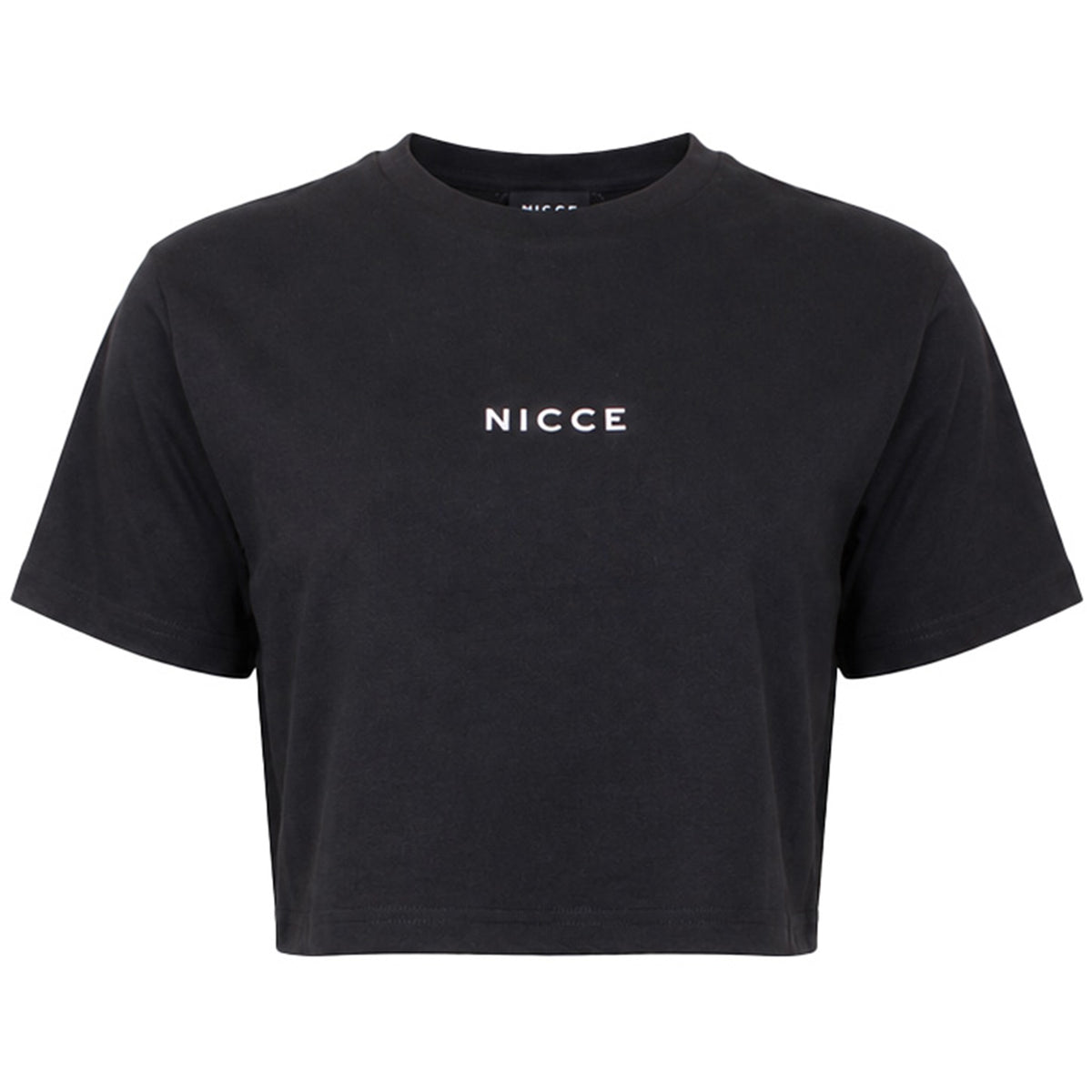 Nicce Mini Dia Womens Black Crop Top