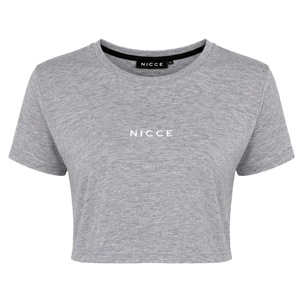 Nicce Mini Dia Womens Grey Crop Top