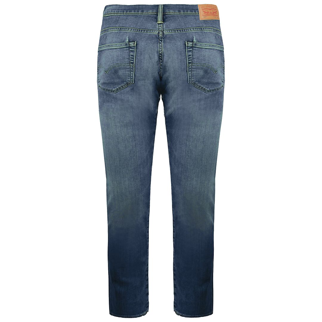 Levi's Slim Fit Mens Light Wash Blue Cool Jeans