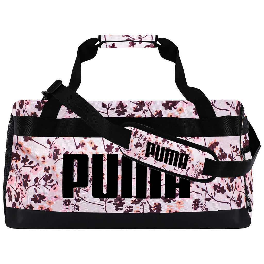 Puma Challenger Womens Pink Floral Duffel Bag