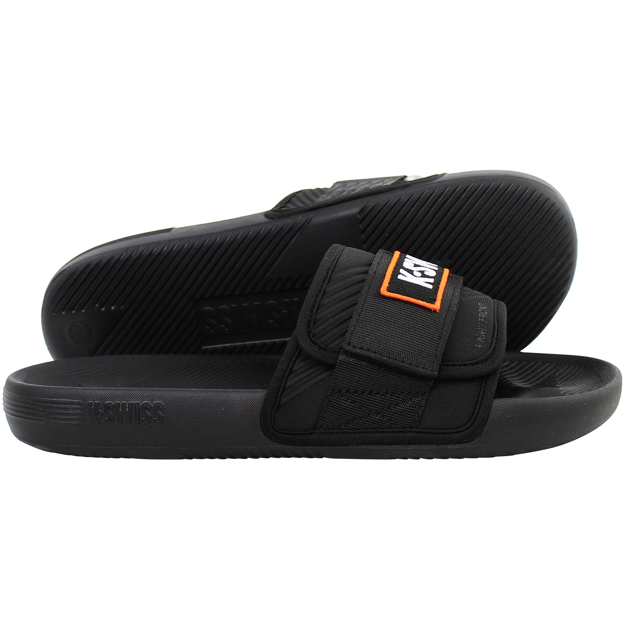 K-Swiss x McLaren Mens Black Sliders