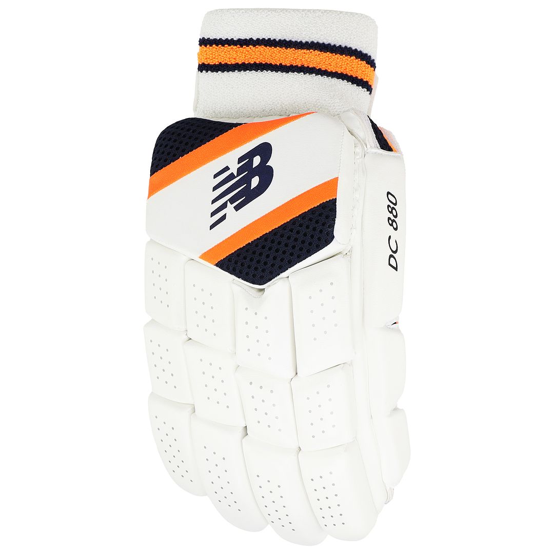 New Balance DC 880 Kids Youth White Cricket Batting Gloves