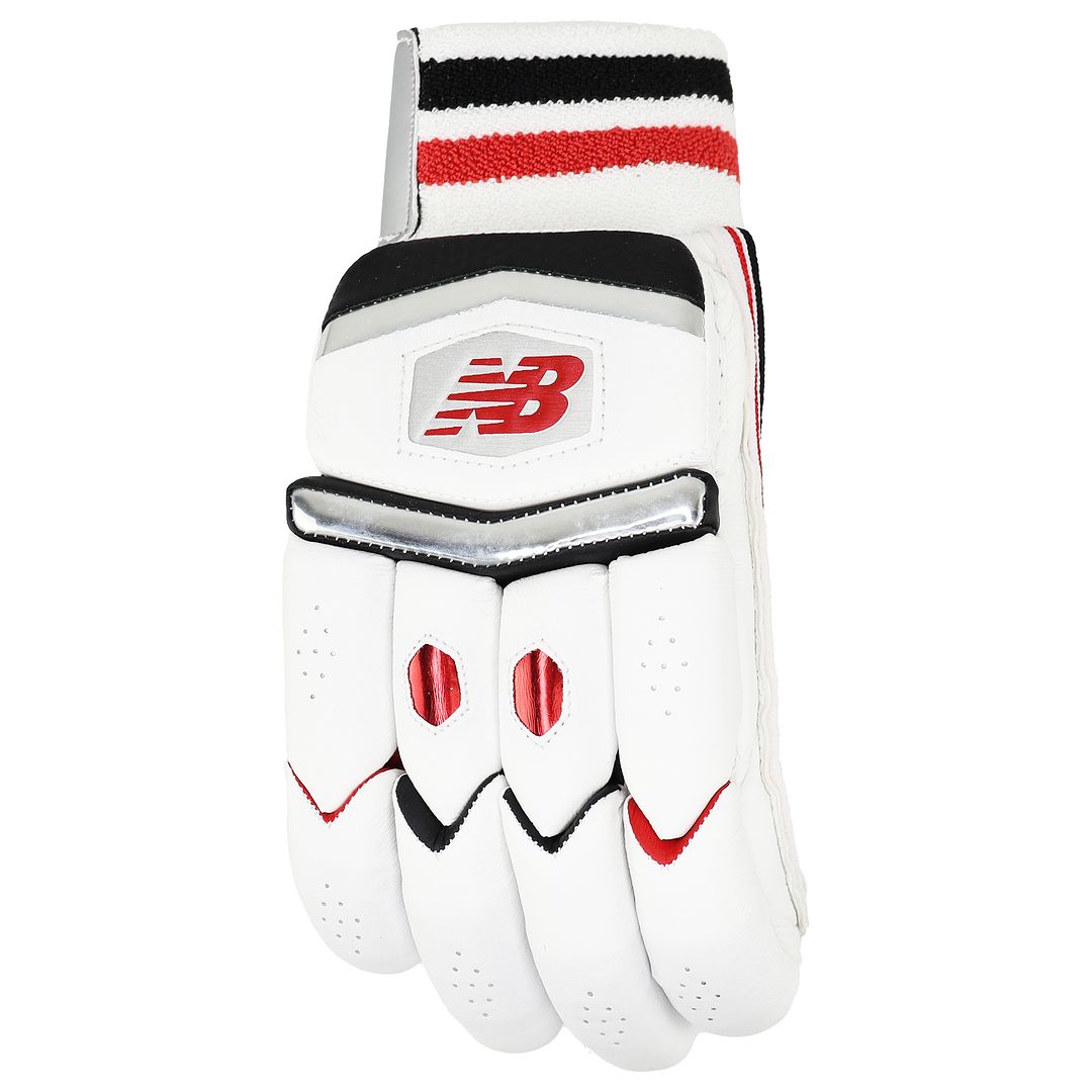 New Balance TC 1060 Junior Youth White Cricket Batting Gloves