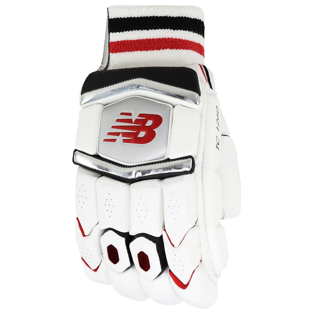 New Balance TC 1260 Kids Youth White Cricket Batting Gloves