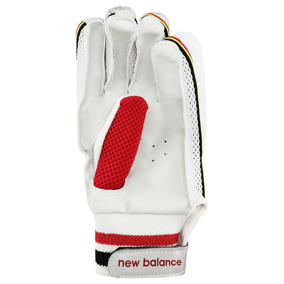 New Balance TC 360 Kids Youth Junior White Cricket Batting Gloves