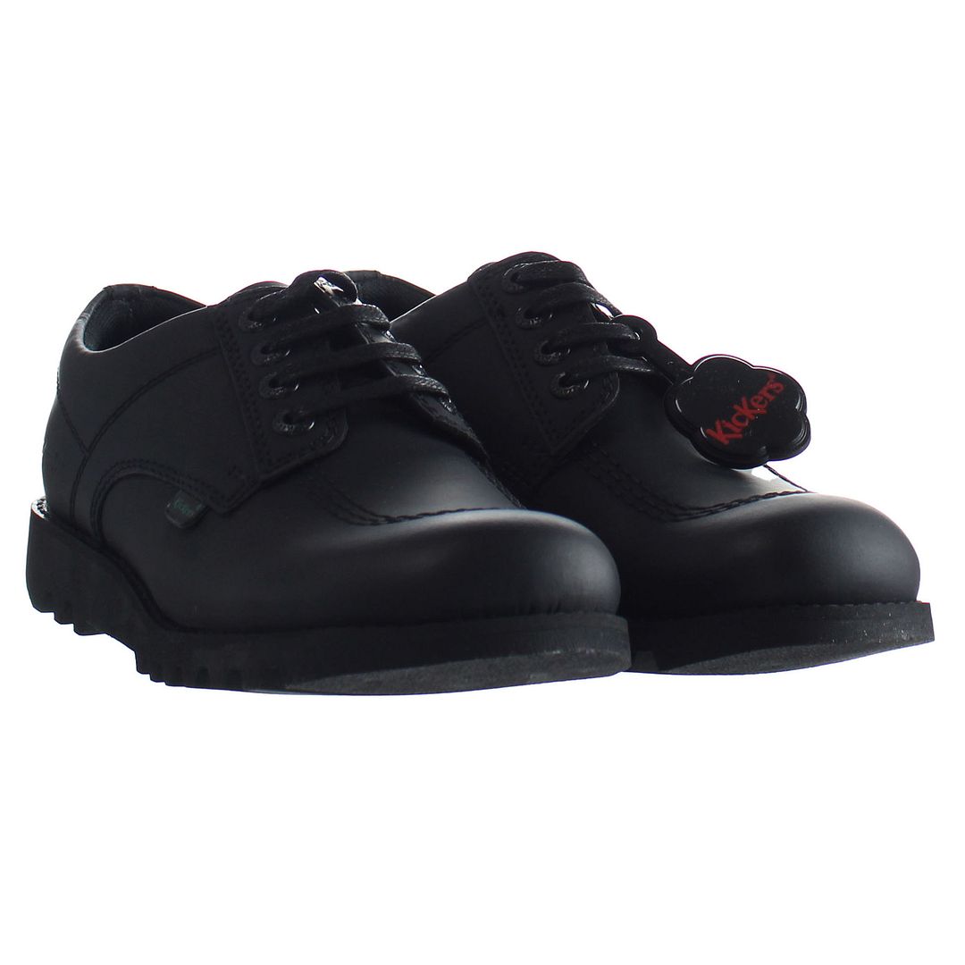 Kickers Lo C Kids Black Shoes