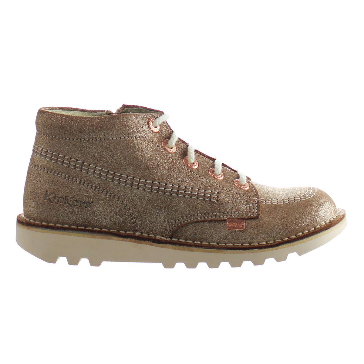 Kickers Kick Hi Kids Brown Boots