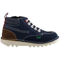 Kickers Hi Stroll Kids Navy Boots