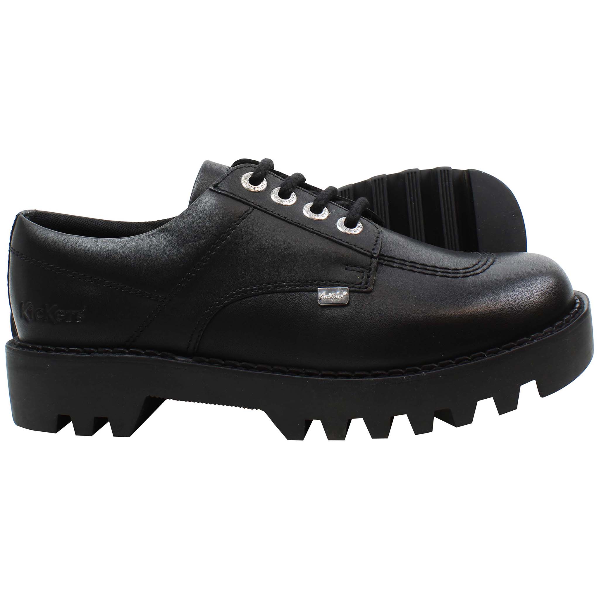 Kickers Kizziie Derby Mens Black Shoes