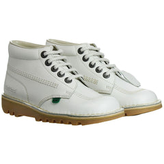 Kickers Kick Hi Core Womens White Boots