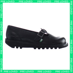 Kickers Kick Lo T W Core Kids Black Shoes NO BOX