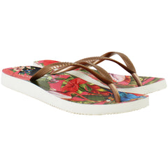 Vionic Printed Womens Multicolour Flip-Flops