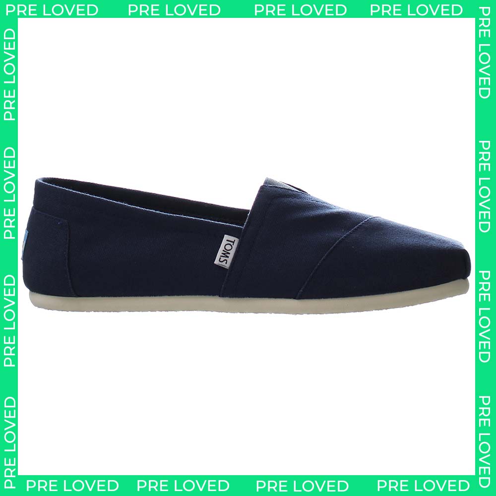 Toms Alpargatas Blue Mens Plimsolls NO BOX
