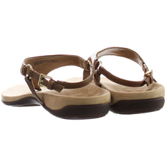 Vionic Kirra Womens Brown Flip-Flops