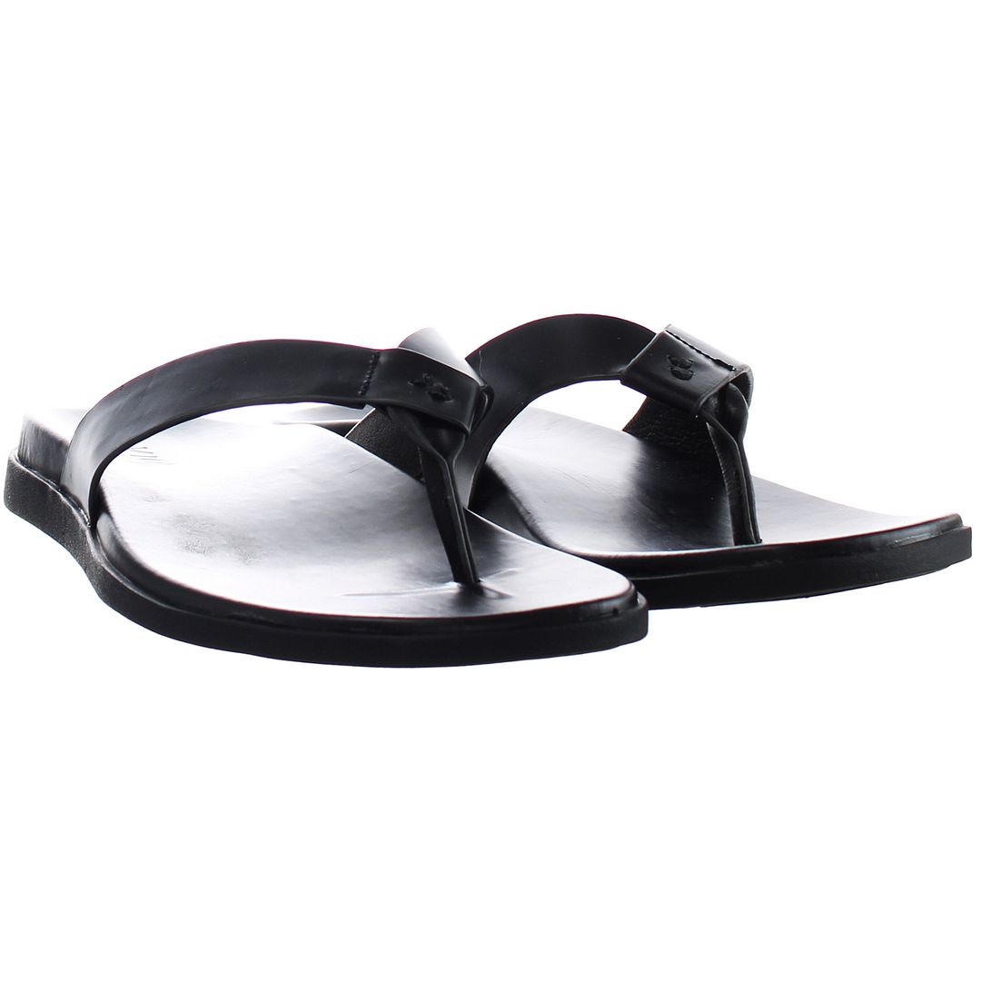 Vionic Elijah Black Mens Flip-Flops