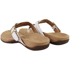 Vionic Tropez Womens White Flip-Flops