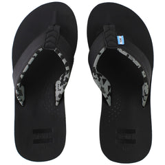 Toms Carilo Mens Black Flip-Flops