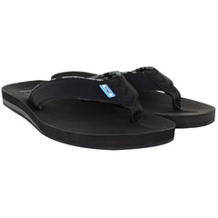 Toms Carilo Mens Black Flip-Flops