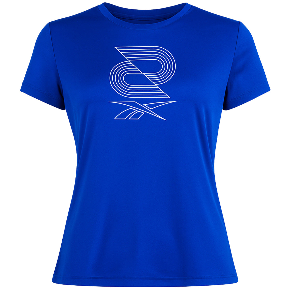 Reebok SW Graphic Womens Blue Running Top