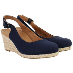 Vionic Coralina Womens Navy Wedges
