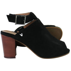 Vionic Kaia Womens Black Heeled Sandals