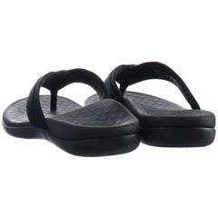 Vionic Aloe Black Womens Flip-Flops