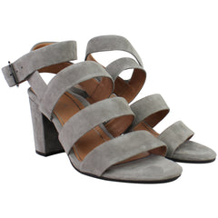 Vionic Perk Blaire Womens Grey Heeled Sandals