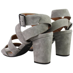 Vionic Perk Blaire Womens Grey Heeled Sandals