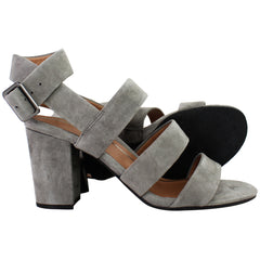 Vionic Perk Blaire Womens Grey Heeled Sandals