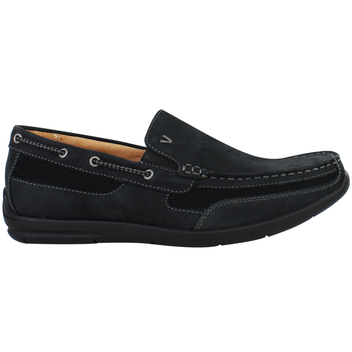 Vionic Earl Astor Mens Black Shoes