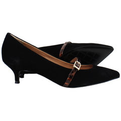 Vionic Kit Minnie Womens Black Pointed Heels