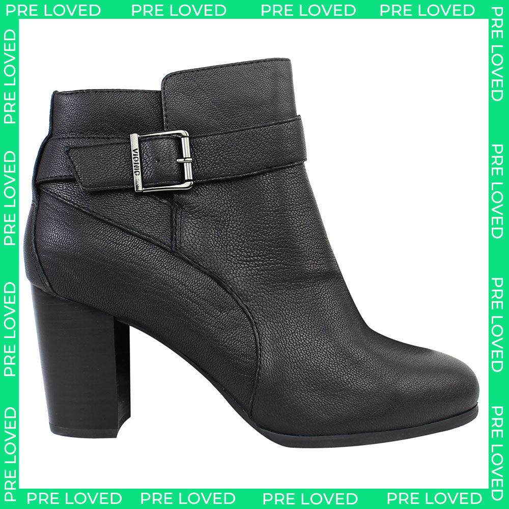 Vionic Perk Alison Womens Black Heeled Boots NO BOX