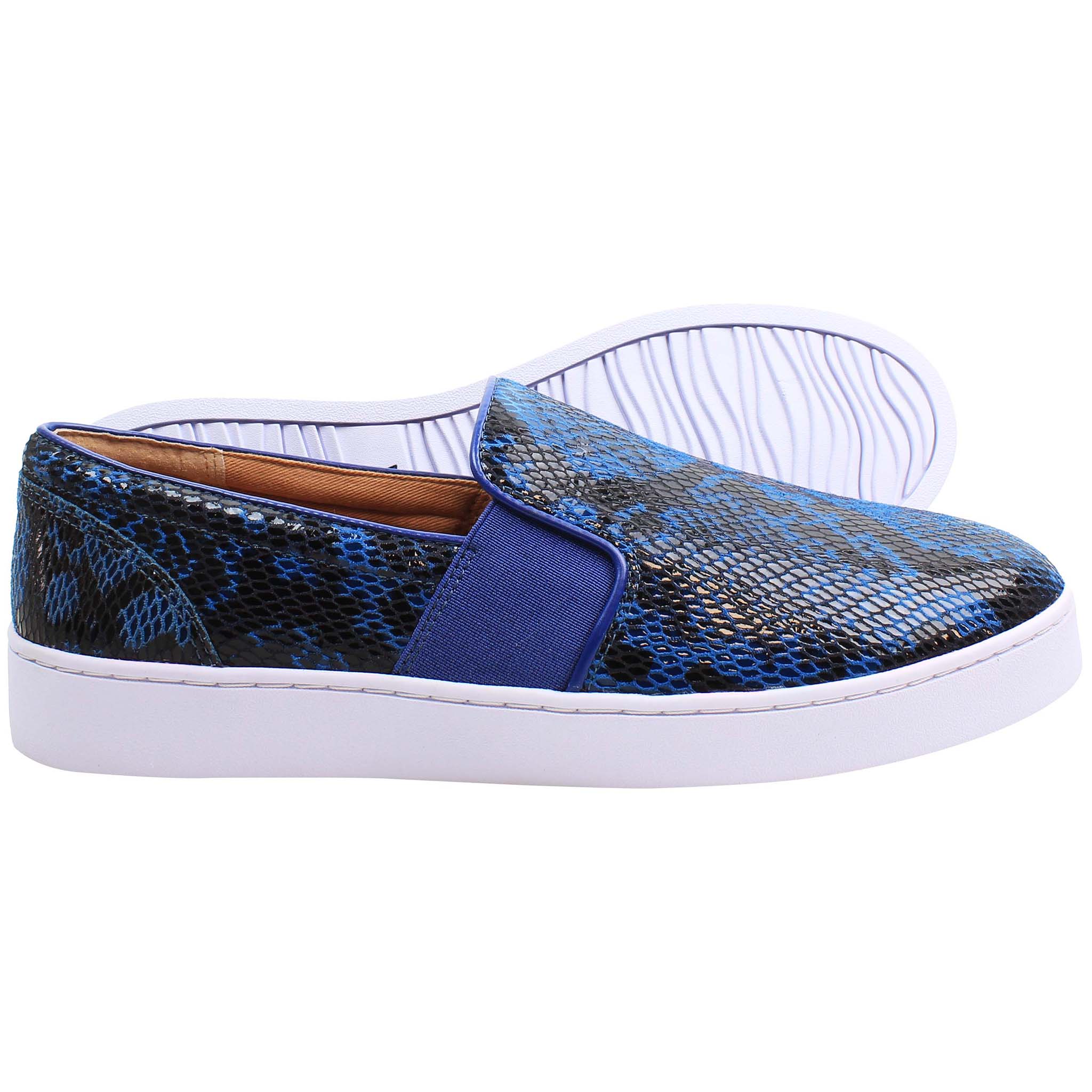 Vionic Demetra Snake Womens Blue Shoes