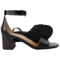 Vionic Papaya Rosie Womens Black Heeled Sandals