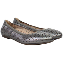 Vionic Robyn Perf Met Womens Silver Shoes