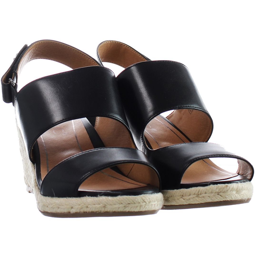 Vionic Brooke Black Womens Wedges