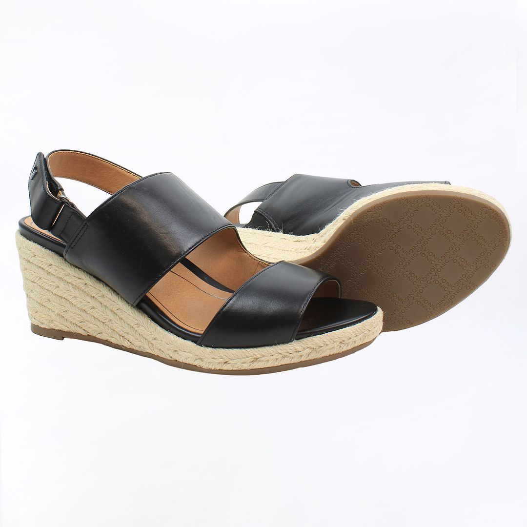 Vionic Brooke Black Womens Wedges NO BOX