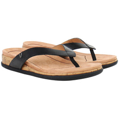 Vionic Daniela Womens Black Flip-Flops