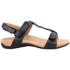 Vionic Farra II Woven Womens Black Sandals