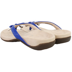 Vionic Bella II Woven Womens Blue Flip-Flops