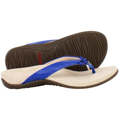 Vionic Bella II Woven Womens Blue Flip-Flops