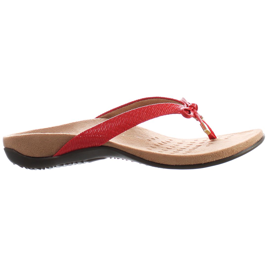 Vionic Bellaii Red Womens Flip-Flops