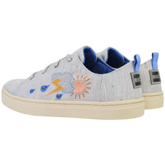 Toms Lenny Kids Light Grey Plimsolls