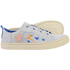 Toms Lenny Kids Light Grey Plimsolls