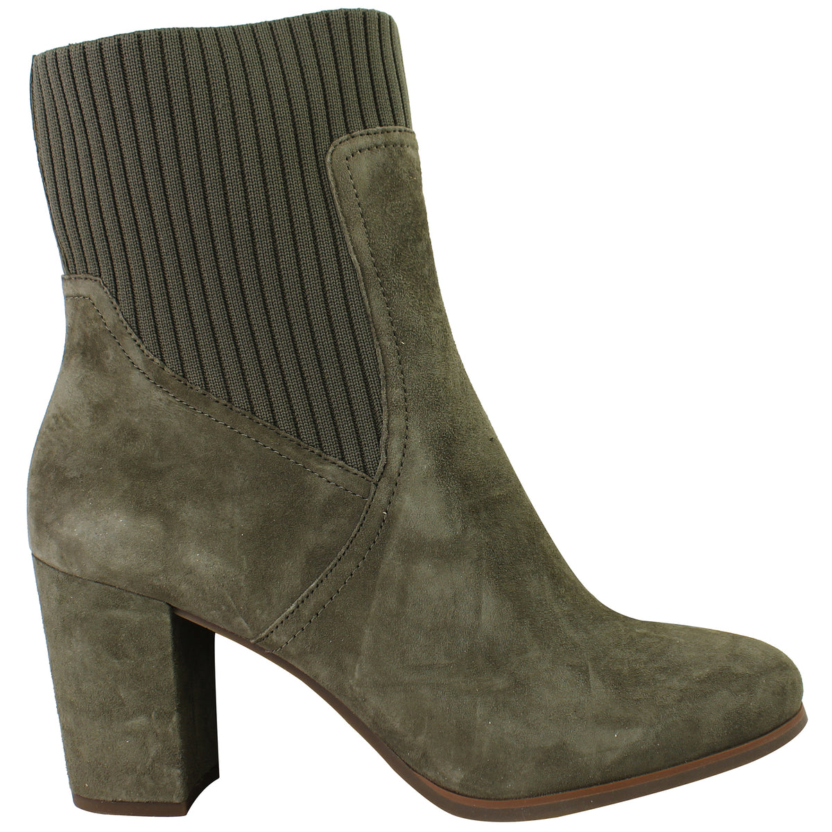 Vionic Kaylee Womens Green Heeled Boots