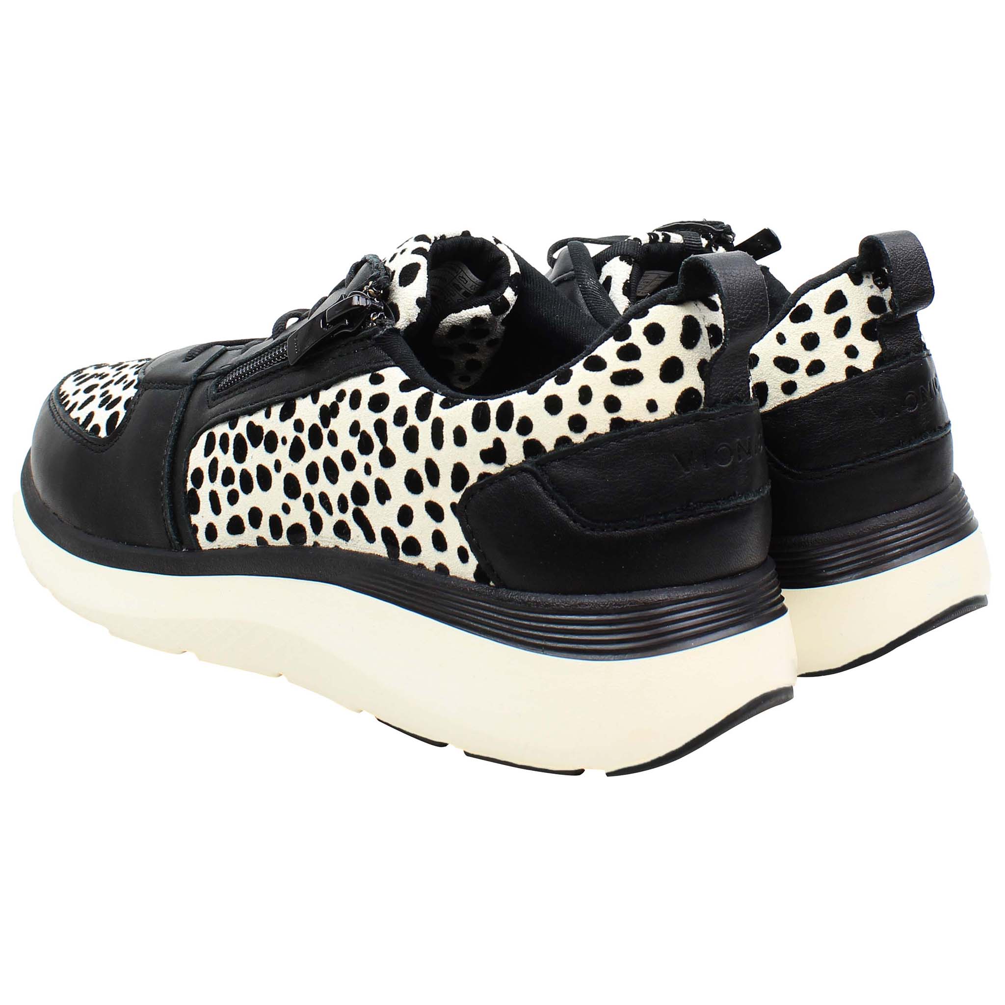 Vionic Remi Spot Womens Black/White Trainers