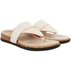 Vionic Jillian Womens Beige Flip-Flops