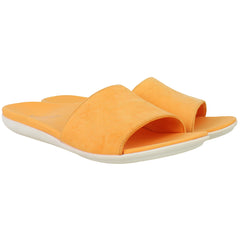 Vionic Val Womens Orange Sliders